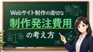 Webサイト制作の適切な制作発注費用の考え方