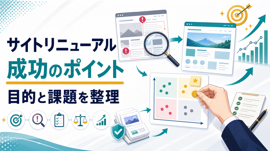 サイトリニューアル成功のポイント（目的と課題を整理）